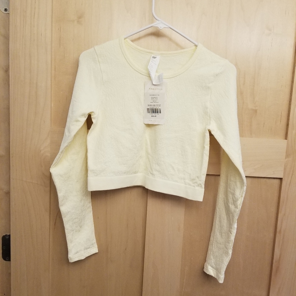 Fabletics River Seamless LS Crop Top
